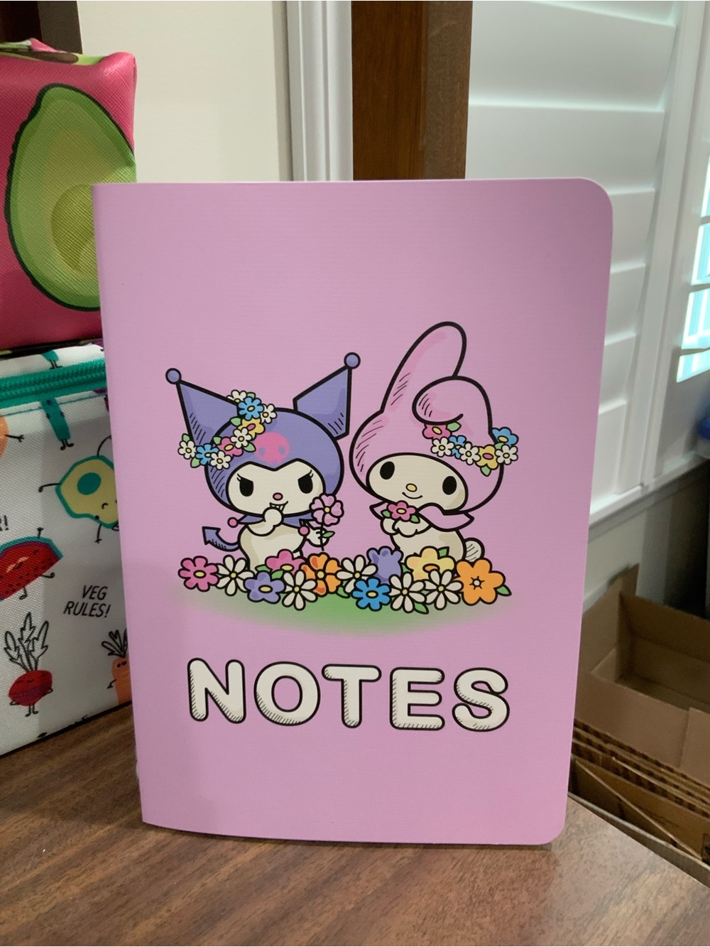 Sanrio My Melody & Kuromi Pink Notes Notebook